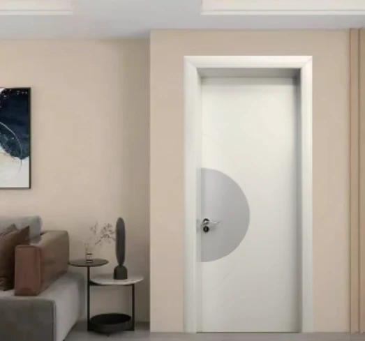 Minimal Diagonal Circle Recessed WPC Interior Door suppliers